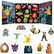 Pokemon Battle Figurine Halloween Calendar