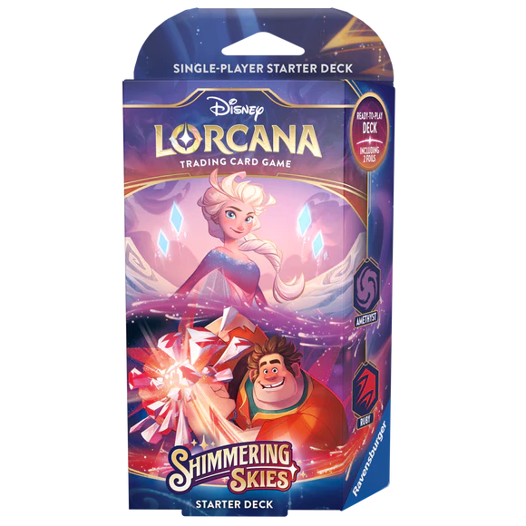Lorcana: Shimmering Skies Starter Deck (Amethyst & Ruby)