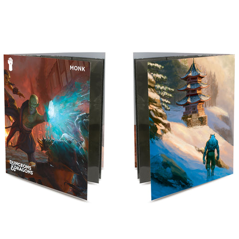 D&D Class Folio With Stickers -Monk