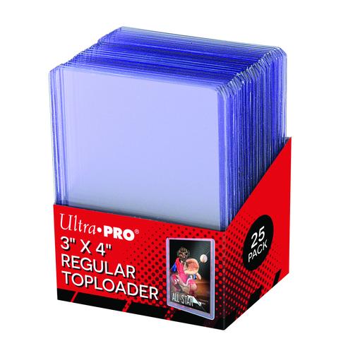 Ultra Pro 3' X 4' Clear Regular Toploader Pack (25 ct.)