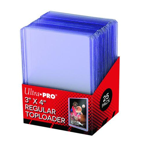 Ultra Pro 3' X 4' Clear Regular Toploader Pack (25 ct.)
