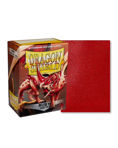 Dragon Shield - Matte Sleeves - Ruby