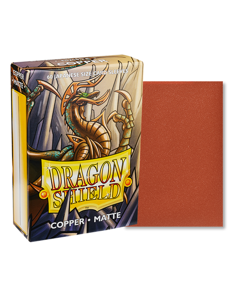 Dragon Shield - Matte Japanese Sleeves - Copper