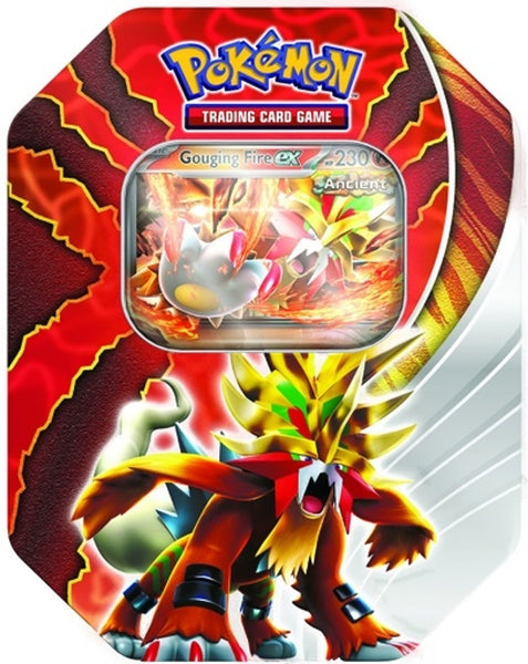 Pokemon TCG: Paradox Destinies Tin Gouging Fire EX