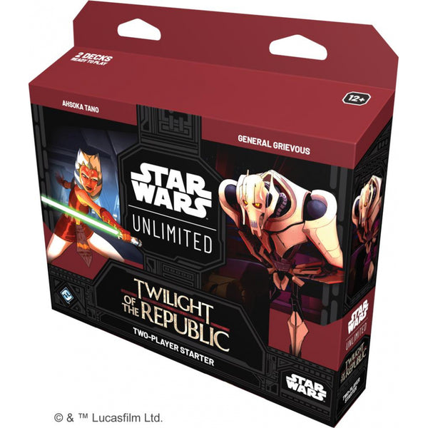 Star Wars Unlimited Twilight of the Republic 2 player Starter set