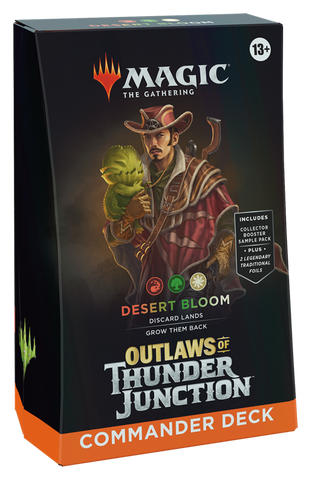 Magic The Gathering: Outlaws of Thunder Junction Commander - Desert Bloom
