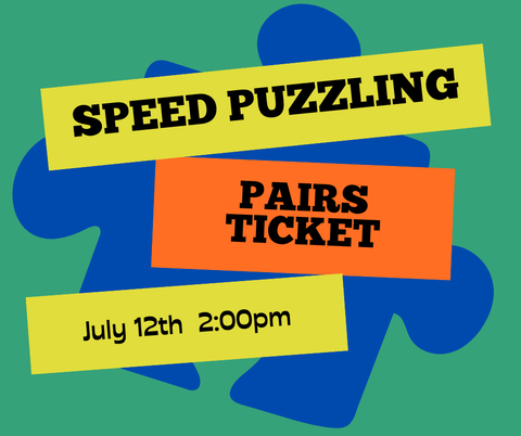 Pairs Speed Puzzle - July 12th 2pm