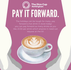 Pay it forward Hot Drink