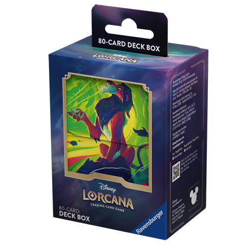 Lorcana Azurite Seas Deck Box Scar PRE ORDER