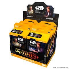 Star Wars Unlimited Jump to Lightspeed Boba Fett Spotlight deck