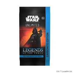 Star Wars Unlimited Legends of the Force Carbonite Booster
