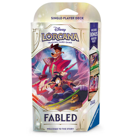 Lorcana Set 9 Fabled Starter Deck - Max Goof & Pow pre order
