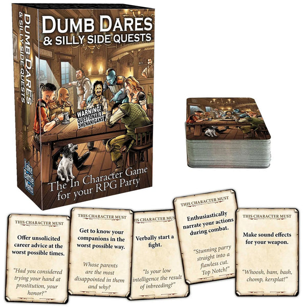 Dumb Dares & Silly Side Quests - The In Character Game for your RPG Party