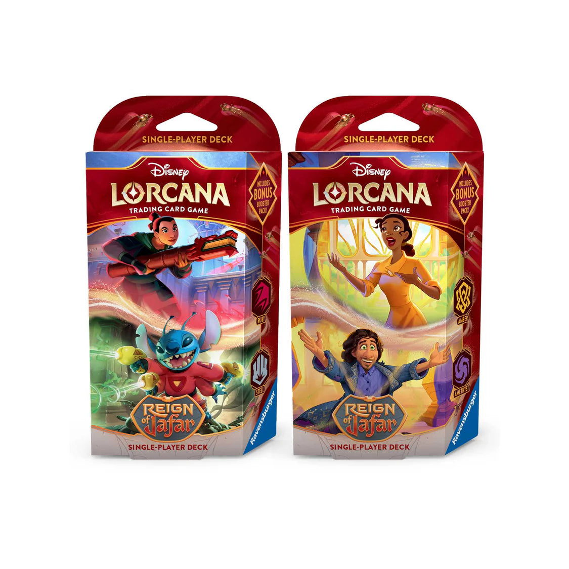 Lorcana Set 8 Starter Deck - Amber/Amethyst Dice Cup Cafe Lorcana Set 8 Starter Deck - Amber/Amethyst Dice Cup Cafe