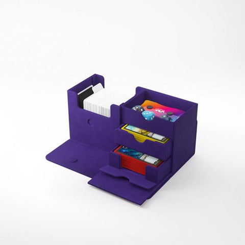 Gamegenic: The Academic 133+ XL Deck Box (Purple and Purple)