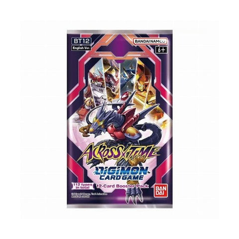 Digimon Booster Across Time Booster Pack (BT12)