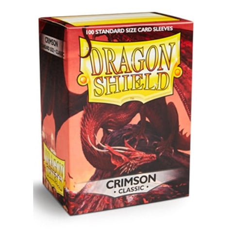 Dragon Shield: Classic Crimson Sleeves