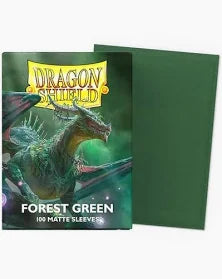 Dragon Shield -  Japanese Matte Sleeves - Forest Green