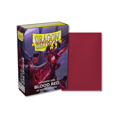 Dragon Shield - Matte Japanese Sleeves - Blood Red