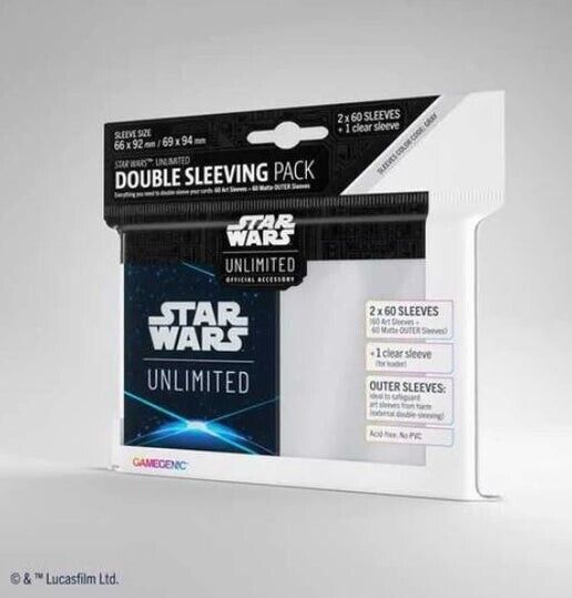 Gamegenic Star Wars Unlimited Double Sleeving Pack Blue