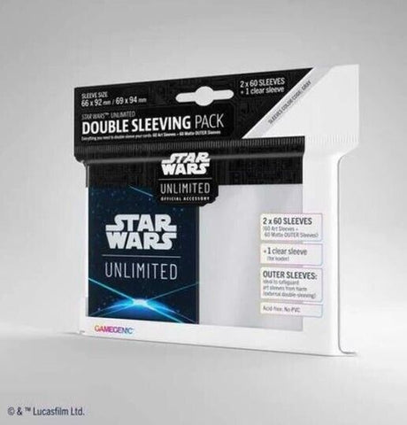 Gamegenic Star Wars Unlimited Double Sleeving Pack Blue