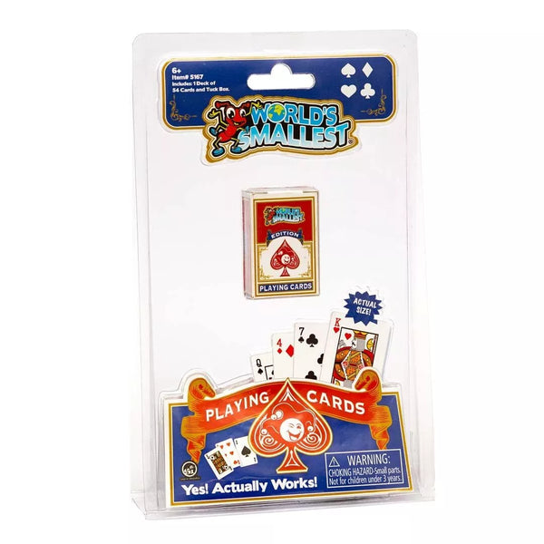 Worlds Smallest Playing Cards