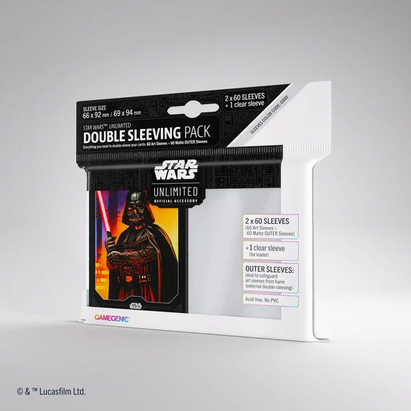 Gamegenic Star Wars Unlimited Double Sleeving Pack - Vader