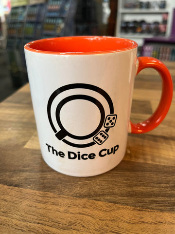 Dice Cup Mug Orange