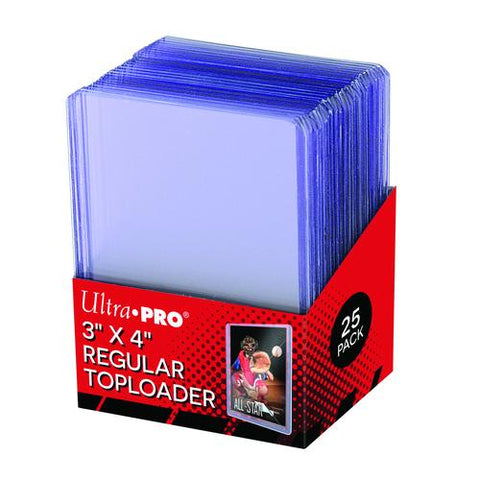 Ultra Pro 3" X 4" Clear Regular Toploader Pack (25 ct.)
