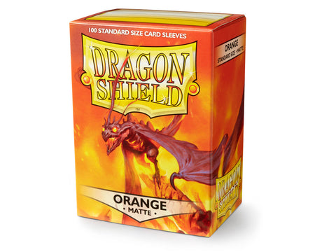 Dragon Shield - Matte Sleeves - Orange