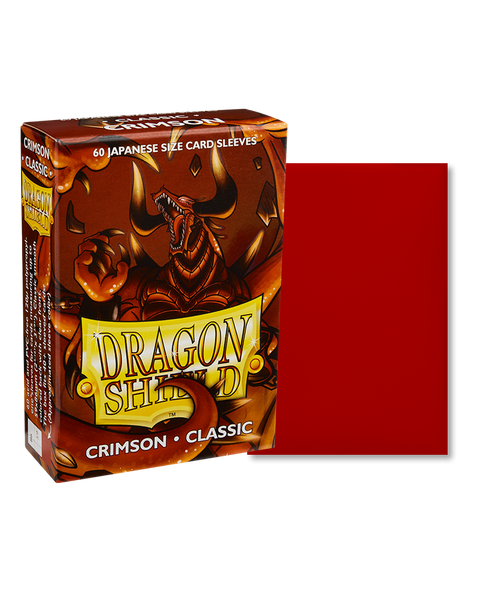 Dragon Shield - Matte Japanese Sleeves - Crimson