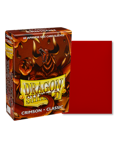 Dragon Shield - Matte Japanese Sleeves - Crimson