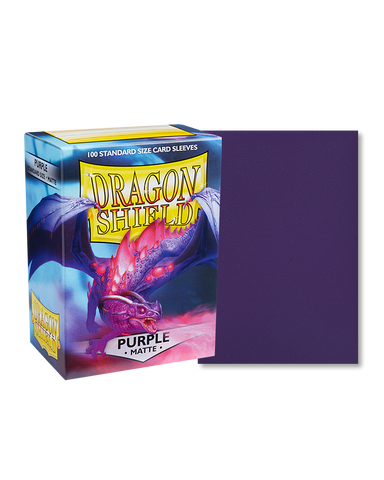 Dragon Shield - Matte Sleeves - Purple