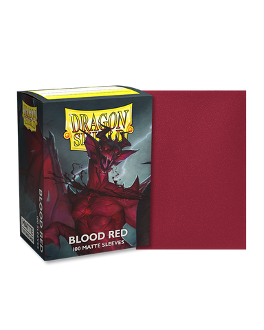 Dragon Shield - Matte Sleeves - Blood Red