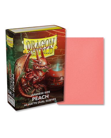 Dragon Shield Small Dual Matte – Peach