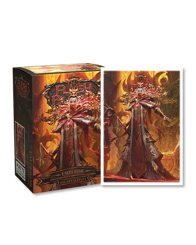 Dragon Shield - Flesh and Blood Brushed Art Sleeves - Emperor