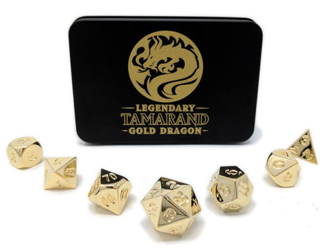 Tamarand 24k gold plated dice